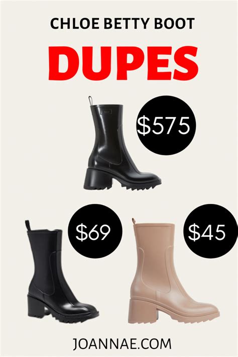 chloe betty boot dupes.